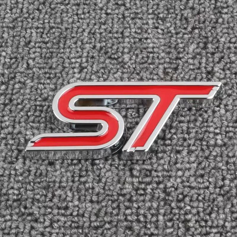 

Универсальная автомобильная металлическая наклейка с сетчатым логотипом для модификации автомобиля Sport ST Logo подходит для нового Ford Mondeo Fox Carnival