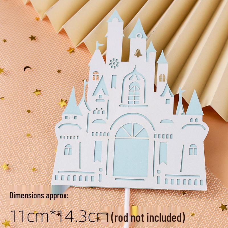 Pink & Gold Royal Birthday Cake Topper Set