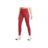 Nike Solid Color Logo Print High Waist Leggings Women Leggings Red DD0249-690