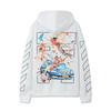 9085 Off-White 2026 Autumn New OW Angel Car Pattern Printed Men's and Women's Hoodie