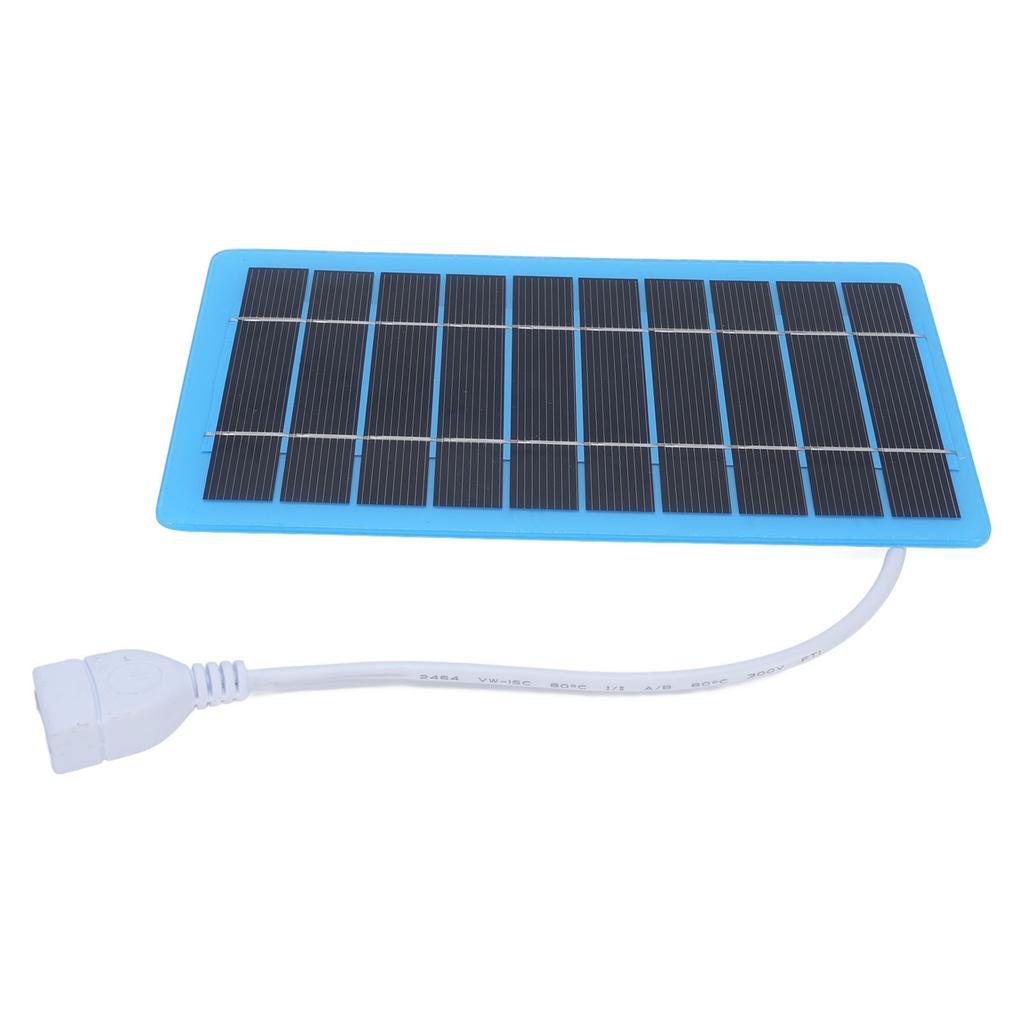 5W 5V Solar Panel Monocrystalline Silicon Efficient Charging Lightweight Portable Solar Panel Charger