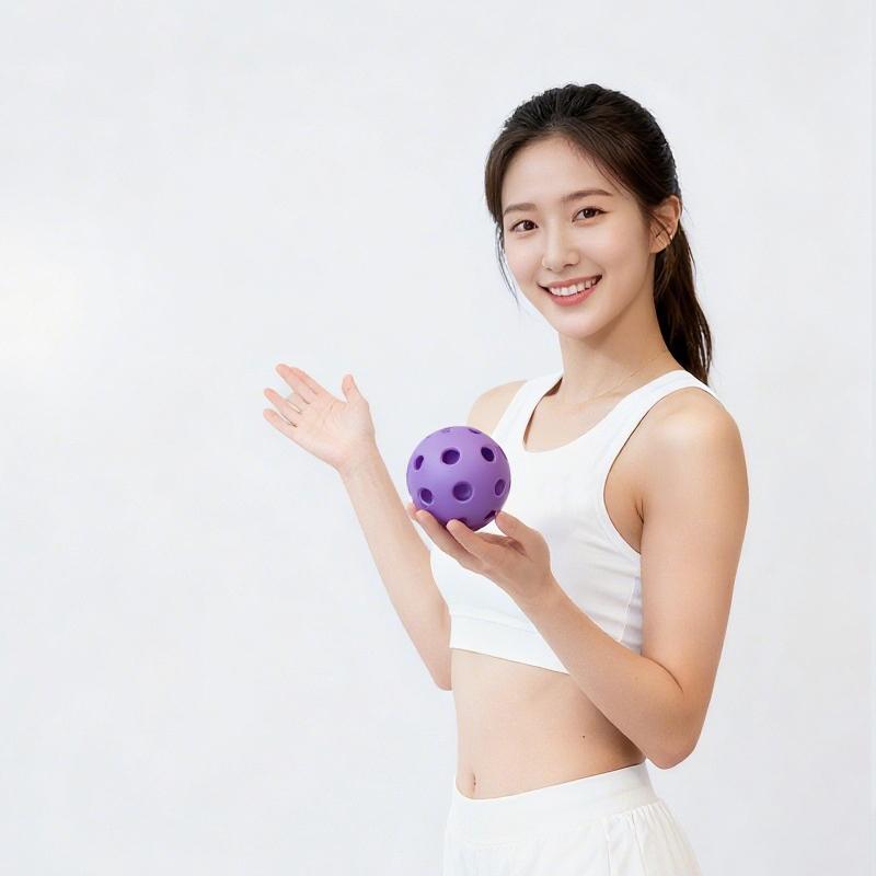 6Pcs Outdoor Pickleball Balls Professional Competition Grade 40 Holes 74Mm Training Ball Practice Competition Pickleball