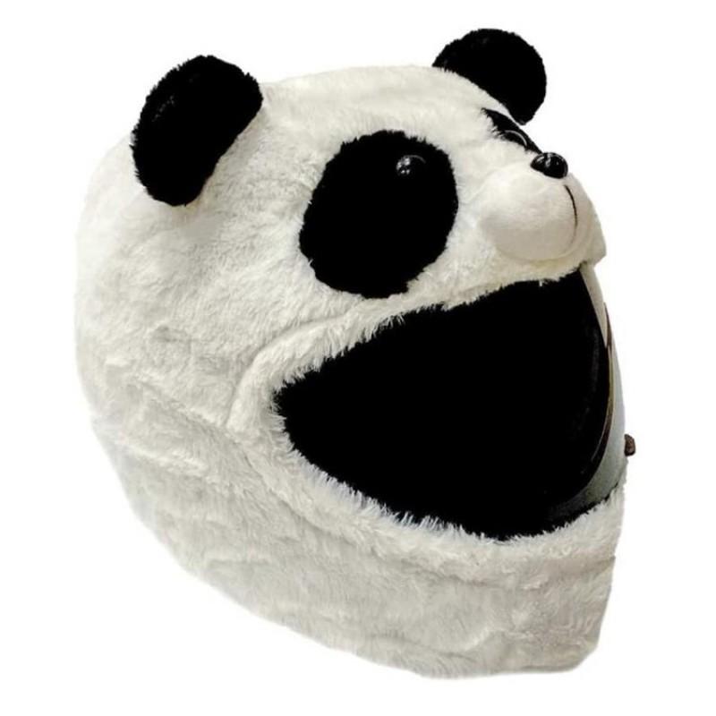 Fleece Motorcycle Balaclava Hood Men Women Windproof Warm Face Cover With Cartoon Animal Design