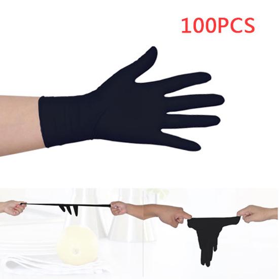 Rubber Comfortable Disposable Mechanic Nitrile Gloves Exam Gloves S,24-25cm//9.45X 10in 50pcs Nitrile Gloves