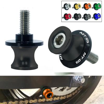 Pro YAMAHA MT09 FZ09 FJ-09 MT-09 TRACER MT 09 Všechny roky 6/8MM motocyklové kyvné rameno posuvníky cívky CNC stojan šroub paddock