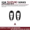 Car Zinc Alloy Key Case for Suzuki Vitara Swift Ignis Car Keychain Metal High-end Car Key Protective Case Interior Accessories