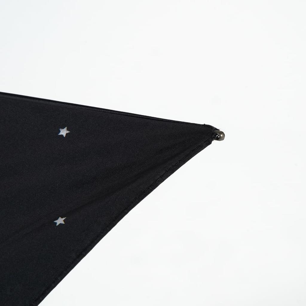 All Weather Design Lightweight Sun and Heat Blocking Sun and Folding UV ALL WEATHER Design Silver Pin Star BK 54850 HUS. Parasol, Rain, Umbrella,