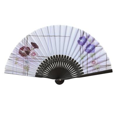 Japanese Japanese Boxed Glory Light [Osaka Choseido] Fan, Ladies, Women's, Stylish, Business, Style, Accessories, Festival, Yukata, (Morning Blue)
