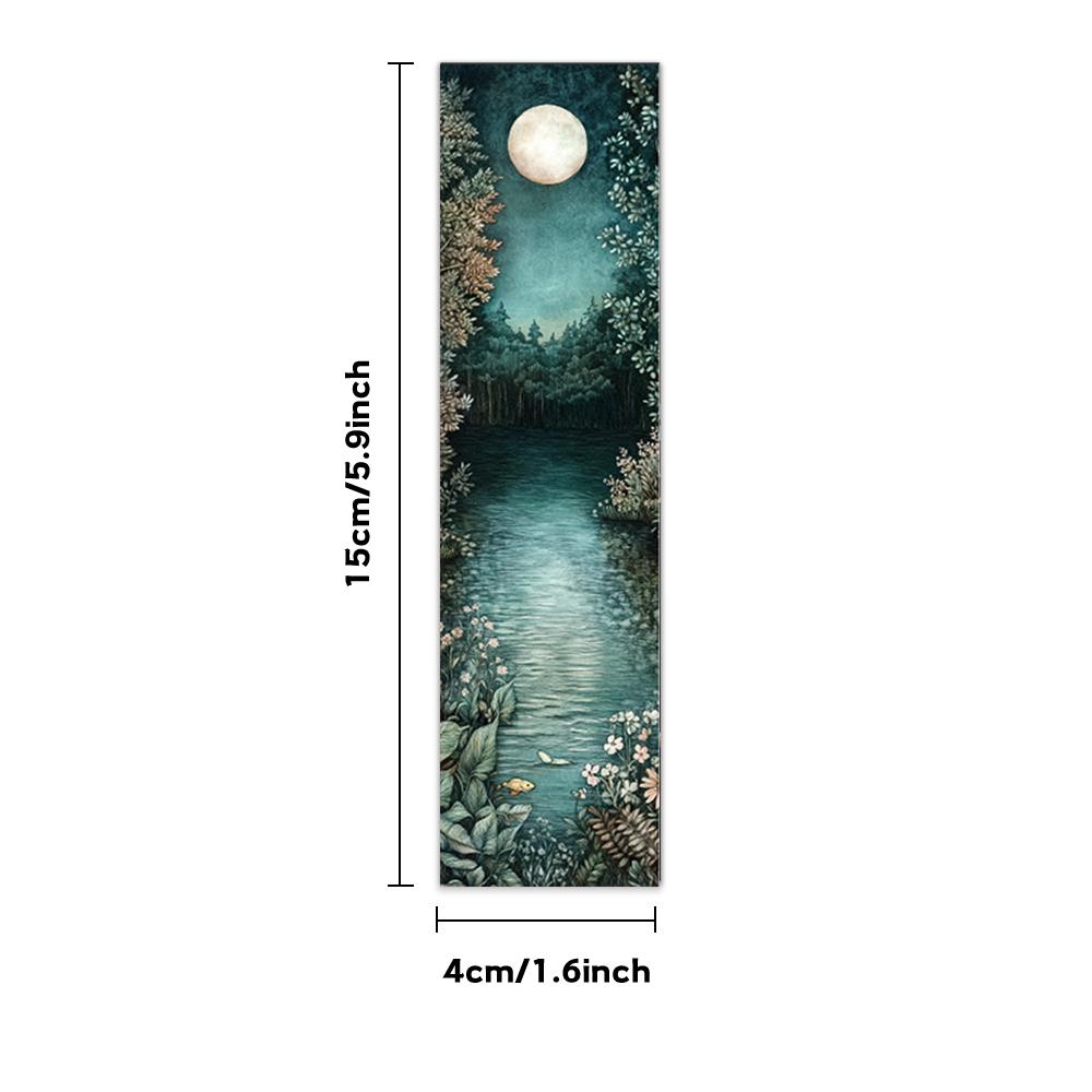 32pcs, Forest Fairy Tale Bookmark Set, Wolf/Moose/Fox, suitable for teachers, readers, and book lovers, birthday gift