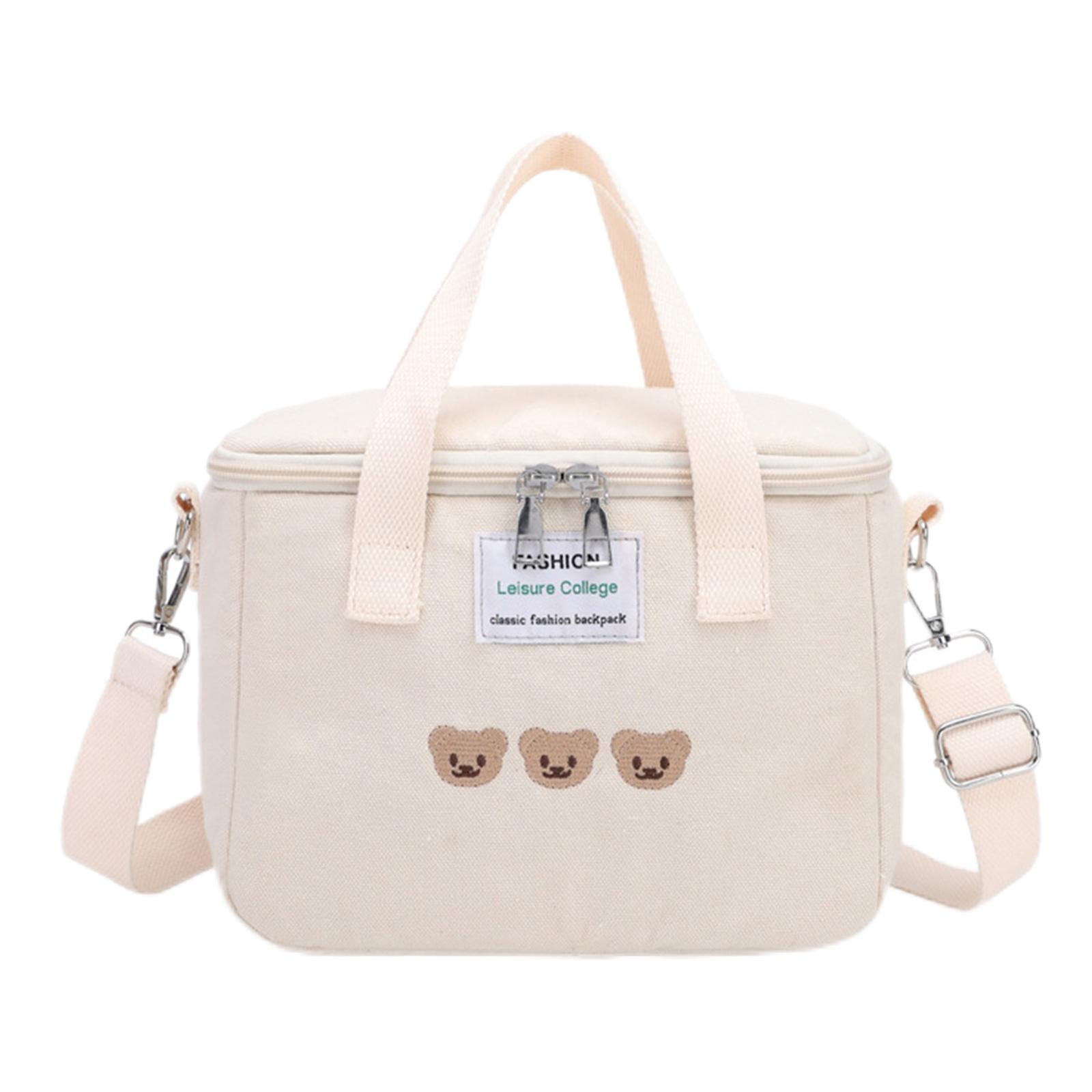 

Oxford Cloth Mommy Bag Diaper Pouch Lunch Handbag Women Shoulder Messenger Bag белый