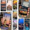 Türkei Istanbul Szenerie Hülle Für Samsung Galaxy S23 S22 Ultra Plus S8 S9 S10 Plus Note 10 20 S21 FE S20 FE Abdeckung