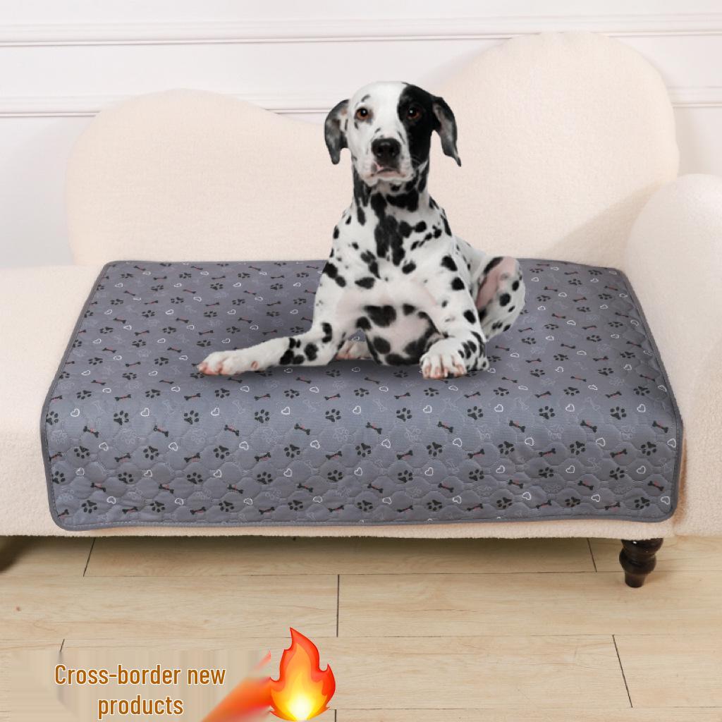 Washable Non-Slip Pet Mat: Quick-Drying, Absorbent Pee Pad for Dogs & Cats