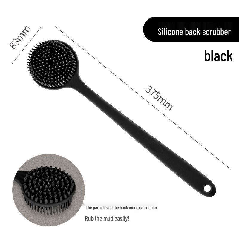 Long-Handle Soft Bristle Double-Sided Back Scrubber