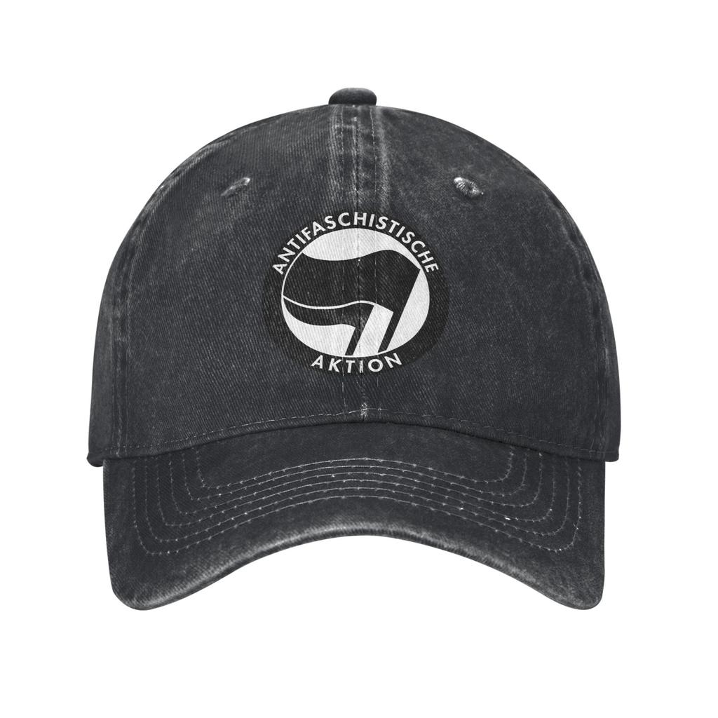 2026 Berretto da Baseball Antifa Anarco Sole Bandiera Comunista Stile di Strada Donna Uomo Lavato Cappellino da Camionista Protezione Solare Esterno Palestra Baseball