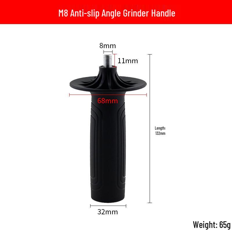 Angle Grinder Auxiliary Handle M8/M10 - Power Tool Accessory