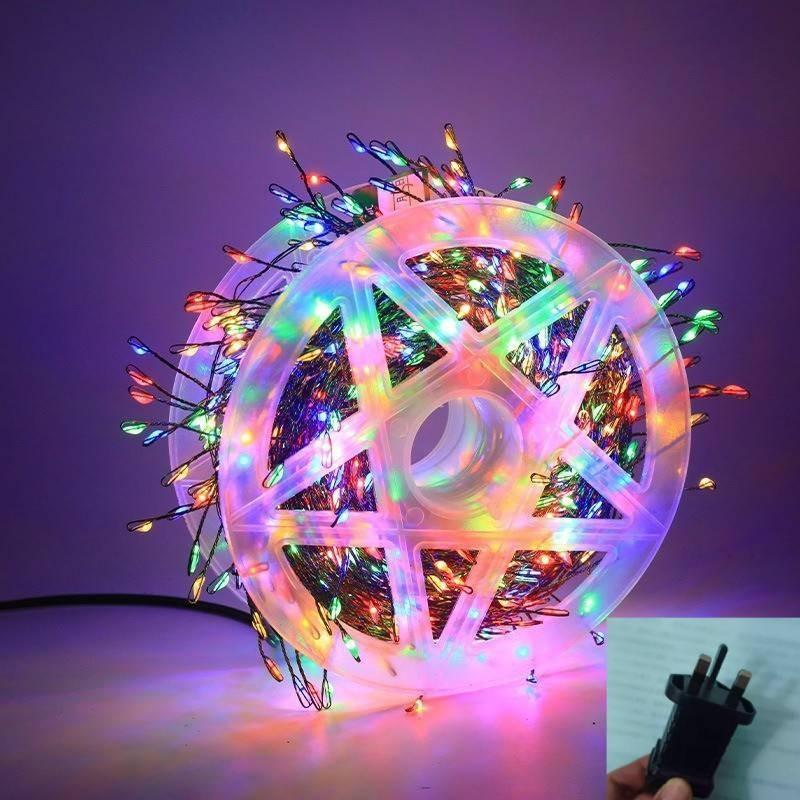 Led Christmas Lamp Copper Wire Light String Indoor And Outdoor Holiday Decor