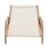 Cat Hammock Bed Adjustable Foldable Cat Beach Chair Slip Resistant Wooden Dog Bed Universal for