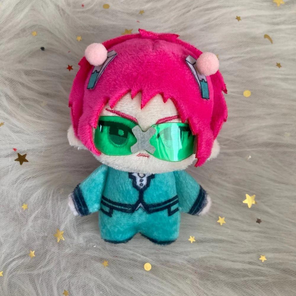Anime Peripheral Saiki Kusuo Plush Cute Soft Stuffed Dolls Teruhashi Kokomi Plushie Keychain Pendant