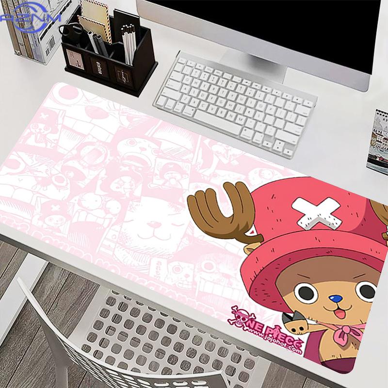 Mouse Pad Nonslip Gaming Accessories Oone Ppiece Tony Tony Chopper Computer Desk Mat Xxl Extended Keyboard Pad Anime Mousepad