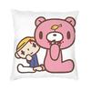 Cartoon Gloomy Bear Square Throw Pillow Cover Decoration D Two Side Printing Cushion Cover for Living Room