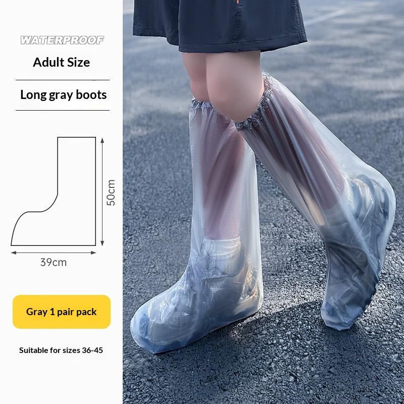 Latex Waterproof Shoe Covers Unisex Shoes Protectors Reusable Non-Slip Rain Boot Overshoes Walking Shoes Accessories