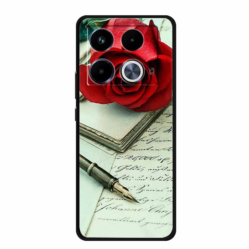 Für Infinix Note 40 Pro Hülle 4G 5G Mode Weiches Silikon TPU Rückseite Für Infinix Note 40 4G Handyhülle Coque Note40 Pro 5G