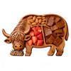 Highland Cow Wooden Charcuterie Board Wooden Heart Shaped Food Platter For Food Snacks Fruits Meats Party Family Gathering