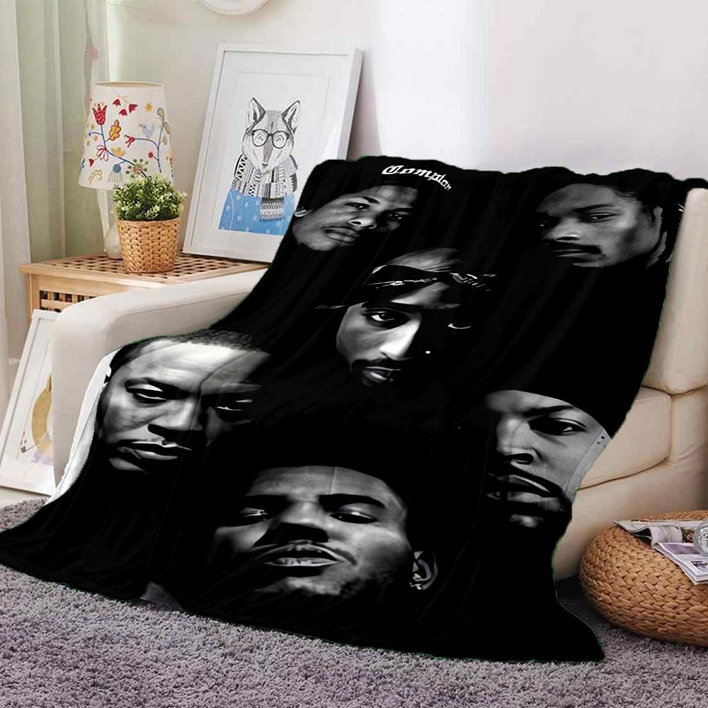 1Pc Eminem'S Urban Style Blanket For Couch Bed Plush Cozy Fuzzy Blanket Super Soft Warm Blankets For Fall And Winter 091895