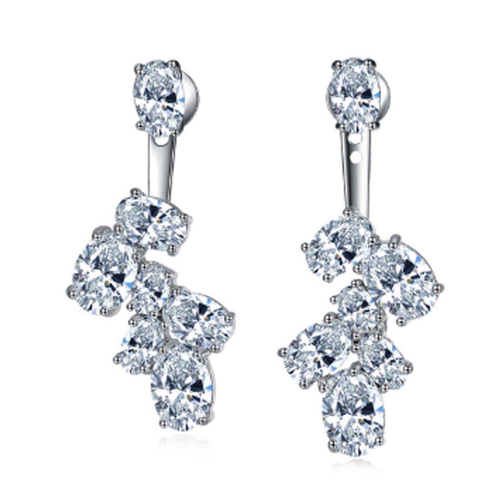 Multicolor Gemstone Stud Earrings Hypoallergenic Lightweight Design For Sensitive Skin Daily Wear Sparkling Jewelry