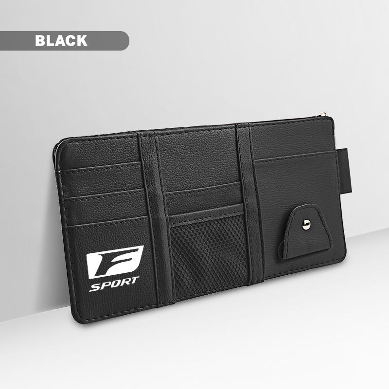Car Sun Visor Storage Card Bag Glasses Clip Phone Holder For Lexus F SPORT ES RX NX LS UX LM LX GX LC RZ IS CT GS RC HS SC LBX