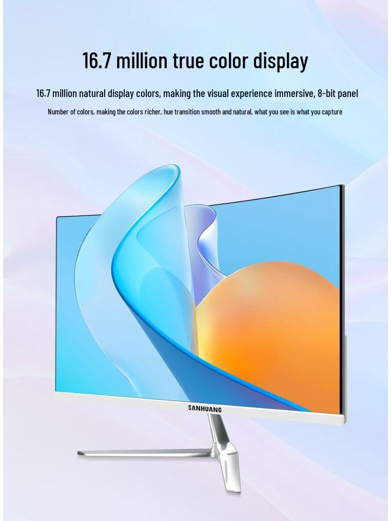 High-Definition Gaming Monitors: 27” Flat, 24” 144Hz, 32” Curved 2K