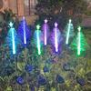 1/3/5PCS Solar Christmas Tree Light Multi Color Changing Auto on Off Waterproof Outdoor Garden Porch Yard Festival Holiday Decor
