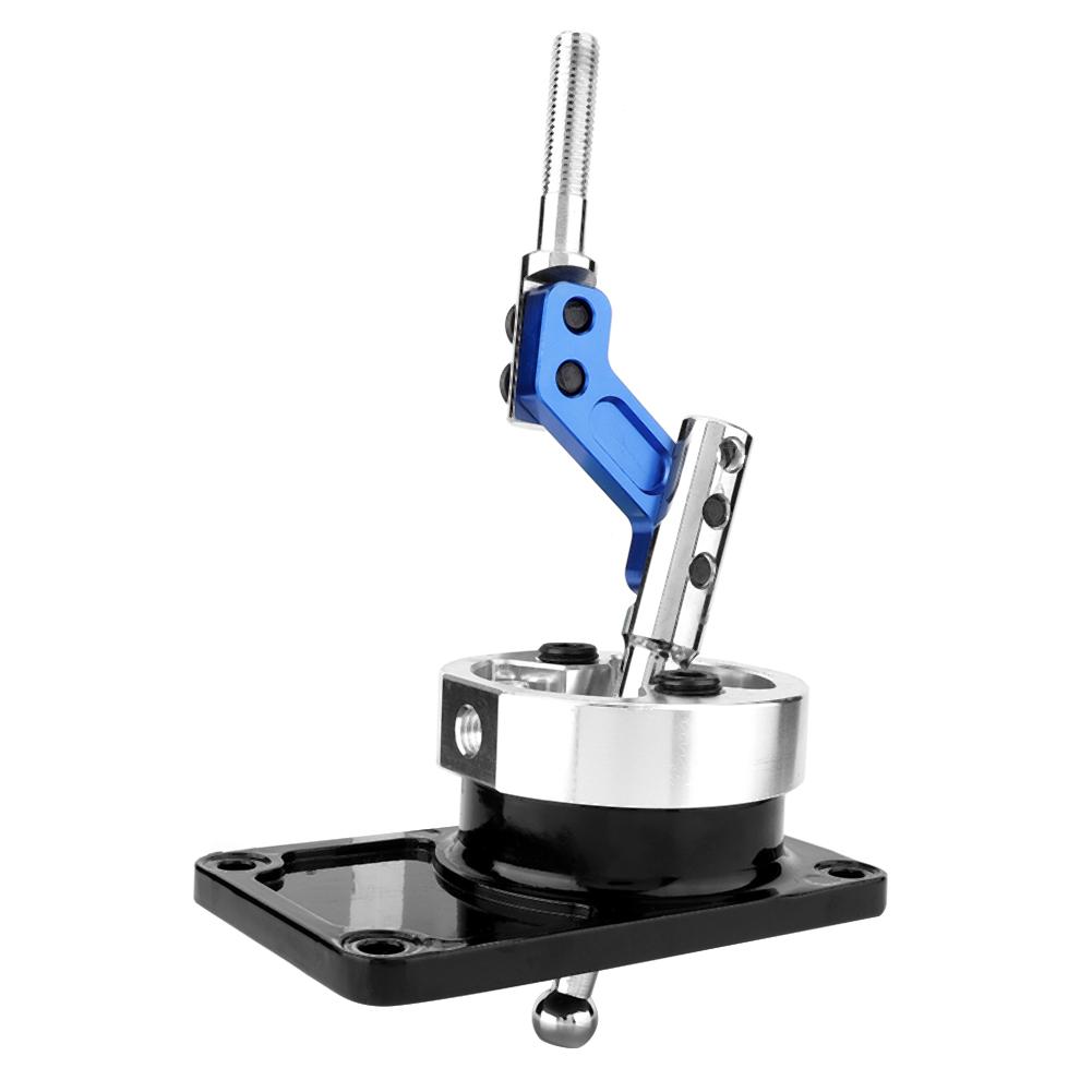 CNC Aluminum Alloy Car Short Throw Gear Shifter Lever for Ford Mustang T5(Blue)