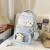 Schoolbag girl cute schoolbag 3rd to 6th grade girl junior high school student backpack large capacity junior high school backpack wholesale