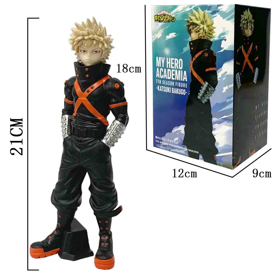 9-21CM My Hero Academia Katsuki Deku Todoroki So Himiko Toga Break Time Anime Figure Model Collection Doll Toy For Kids Gift