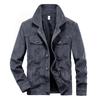 Spring and Autumn Men's Fashion Leisure Outdoor Sports Retro Corduroy Coat Mountaineering Clothing Cotton Cargo Jacket