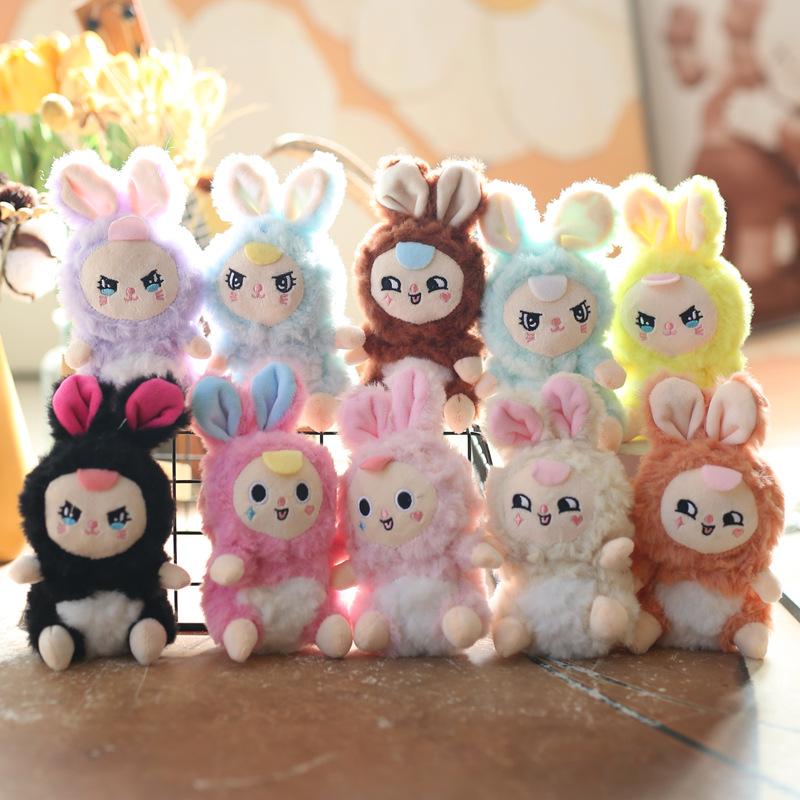 Cute Cute Baby Three-year-old Pendant Plush Toy Doll Rabbit Bag Hanging Decoration Keychain Doll Doll