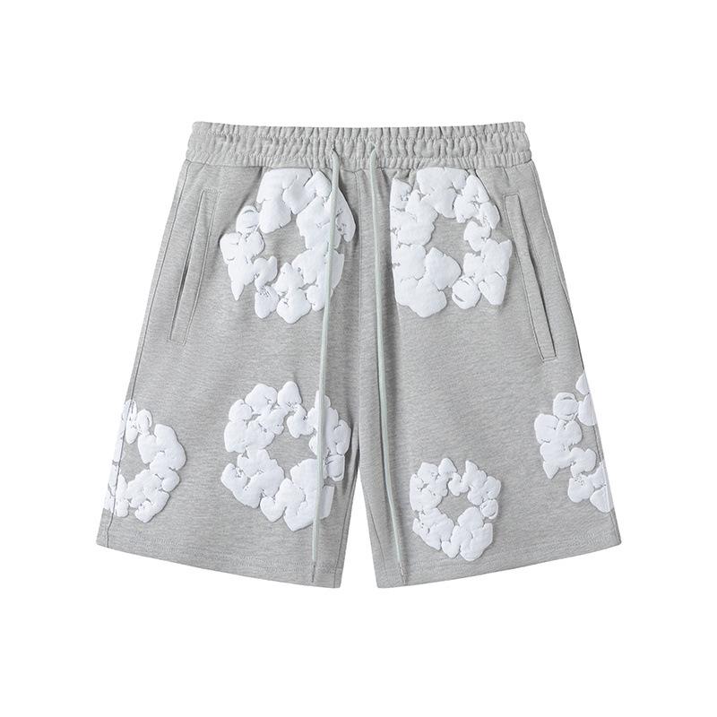 Set Casual pentru Cuplu Denim Tears Kapok Foam Print Stil American - Hanorac și Pantaloni de Trening