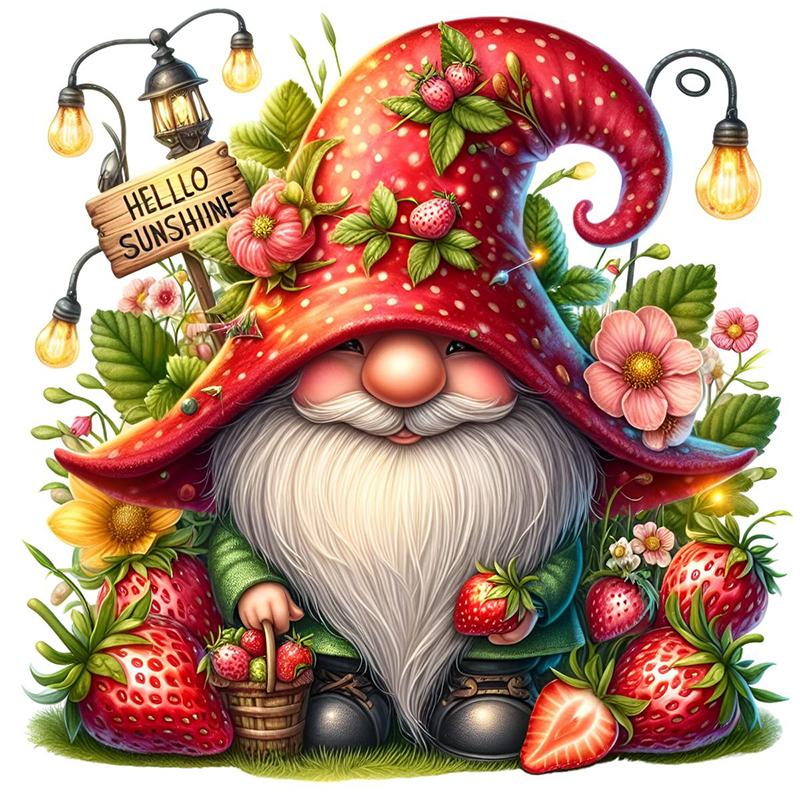 DIY Cartoon Deberg Diamantmalerei Weihnachten kleiner alter Mann Kreuzstich bunte Blumenmosaik Heimdekoration