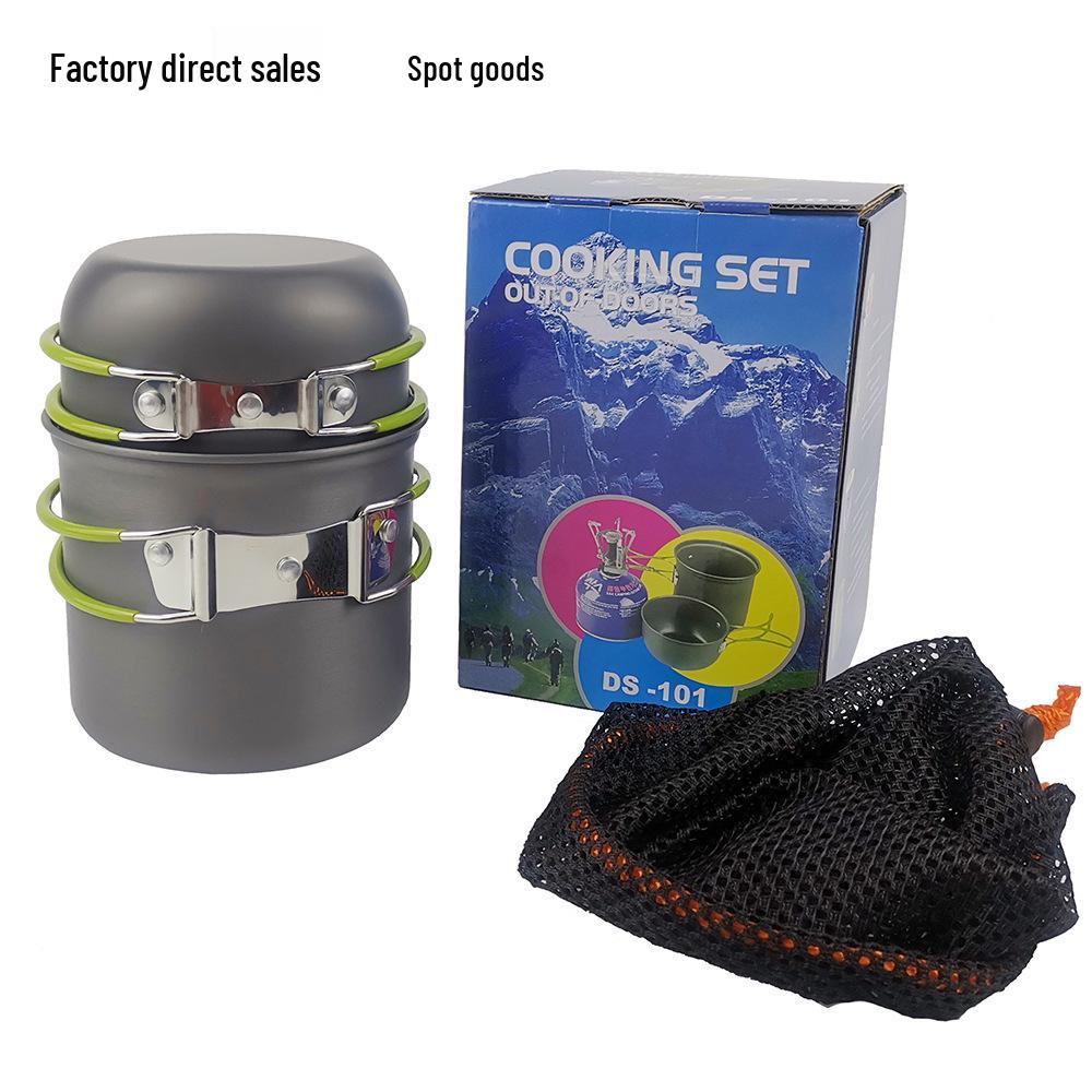 Portable Camping Cookware Set: Outdoor Stove and Picnic Equipment