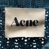 ACNE Long Sleeve Sweater M Blue Green Knit Women Used