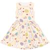 Children's Fashionable Comfortable Sleeveless Easter Print Casual Dress