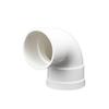Weigusi PVC DN50 Coude à 90° pour Tuyauterie d'Évacuation, Pack de 10