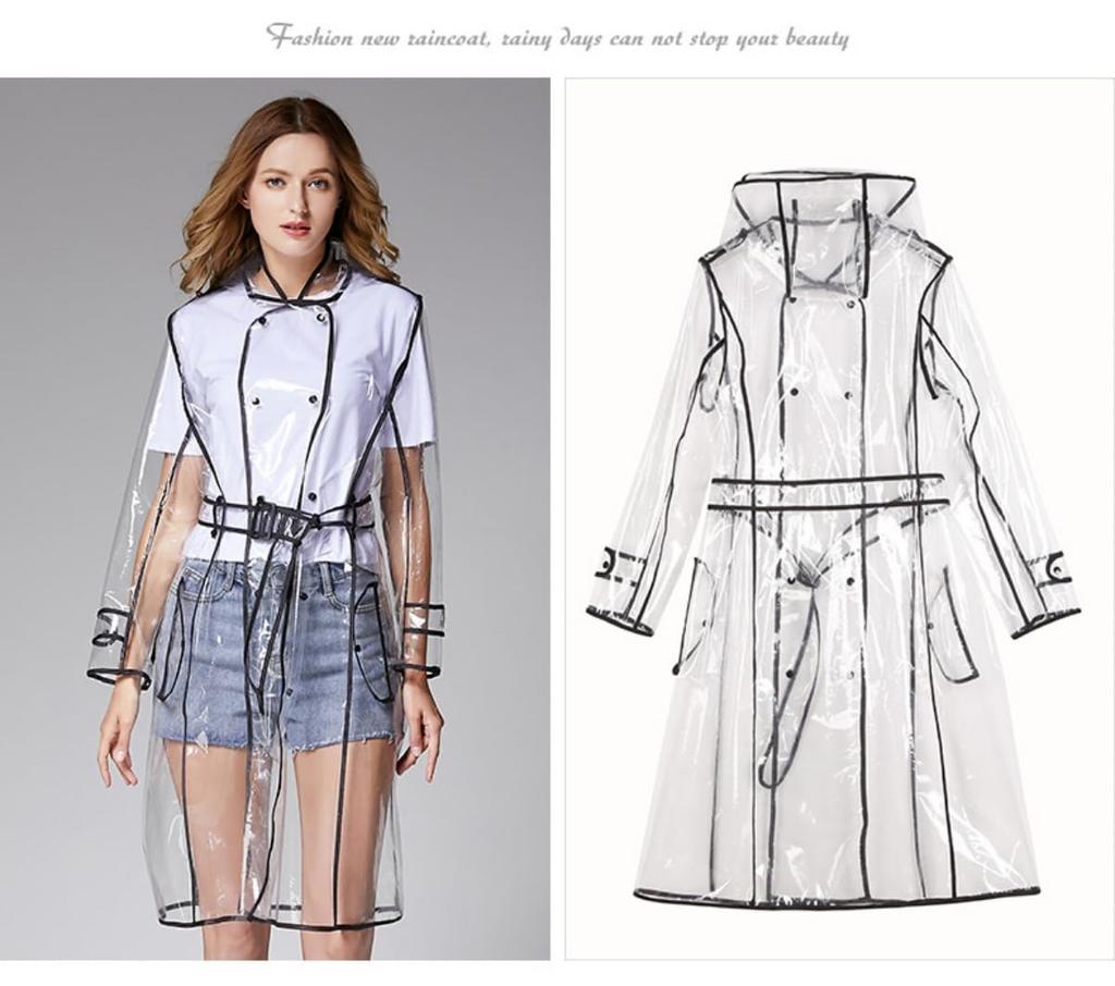 JYZ Transparent Long Rain Cycling with Storage One Size Fits Perfect for and Outdoor Activities Women's Raincoat, Men's Raincoat, Suit, Rainwear,