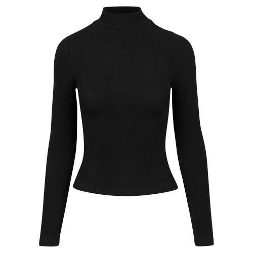 Urban Classics Womens/Ladies Turtle Neck Long-Sleeved Top