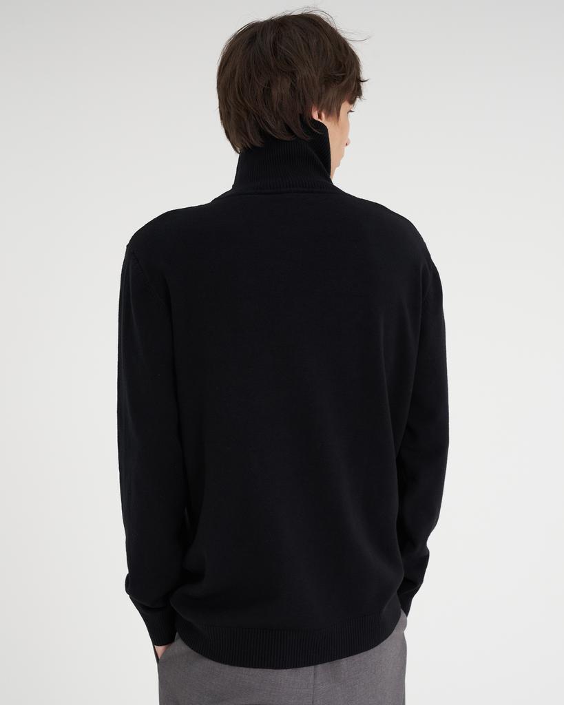 TENER Basic Turtleneck Knit Black