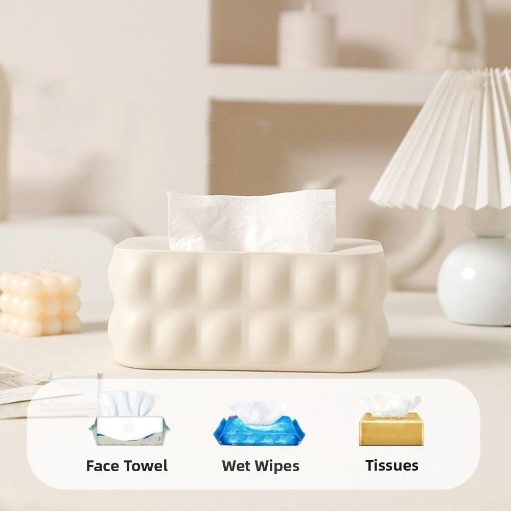 With Cover Napkin Box Simplicity Paper Storage Holder Toilet Tissue Box  Home Use