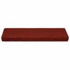 VidaXL Self-adhesive Stair Treads 10 Pieces 65 X 21 X 4 Cm Rectangular Border Burgundy Red 149731