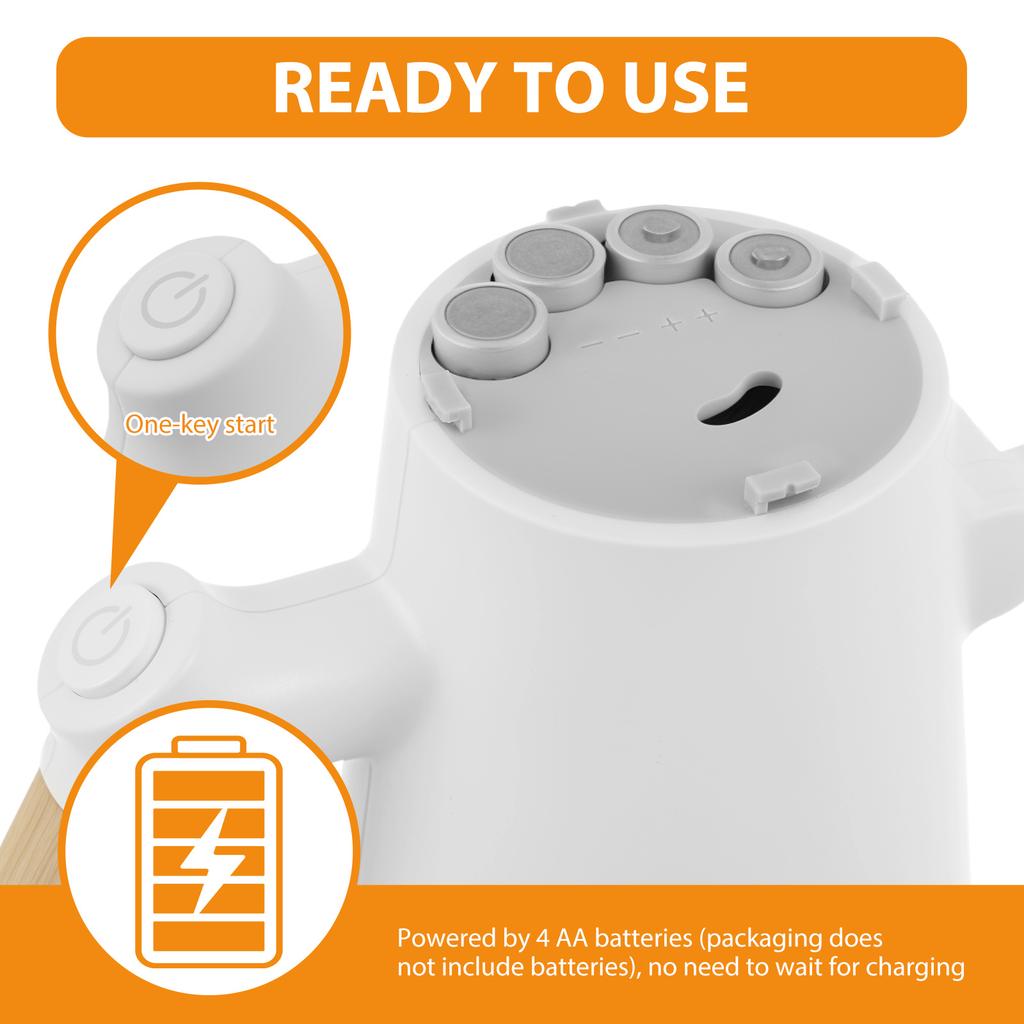 1.2L Electric Spray Bottle 2 Spray Modes Garden Sprayer with 180° Rotatable Long Nozzle Plant Water Sprayer Garden Accessories