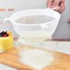 Fine Mesh Colander Plastic Spoon Strainer Screen Meshes Flour Sieve  Coffee
